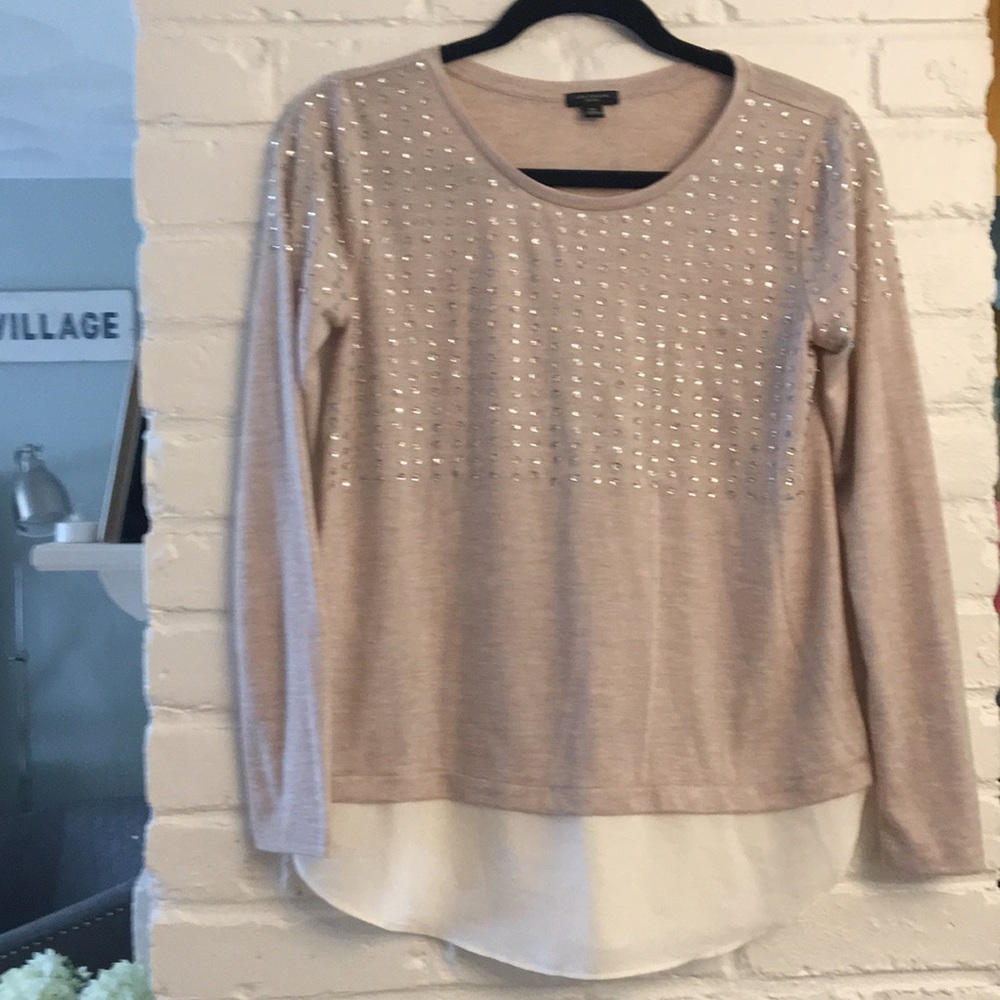 Ann Taylor Sequin Top